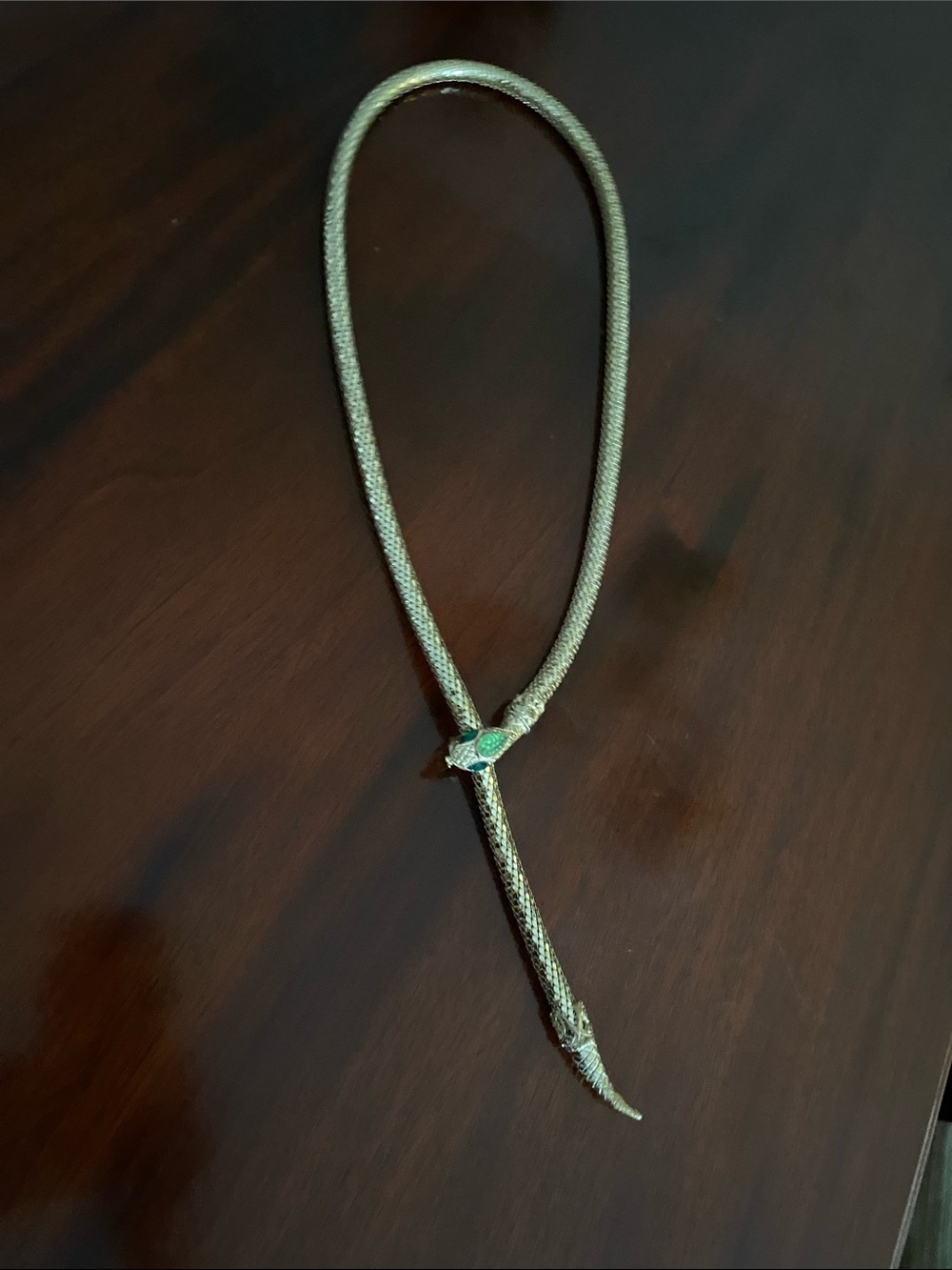 Vintage 1978 Gold-Tone Snake belt/necklace - costume/vintage/elegant